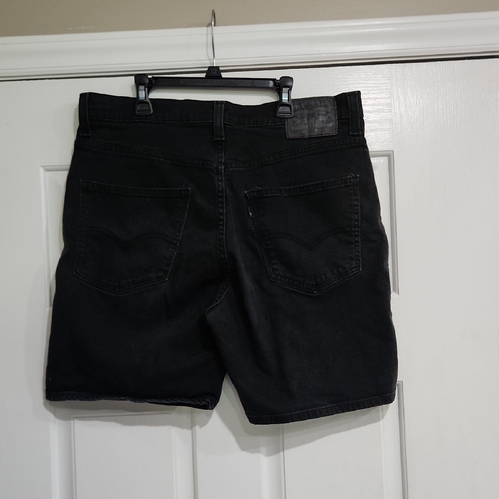 Levi's Black Jean Shorts Classic Design